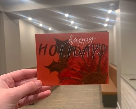 Holiday Card Back