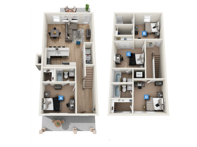 Lumpkin A Floor plan