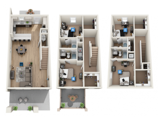Lumpkin B Floor plan